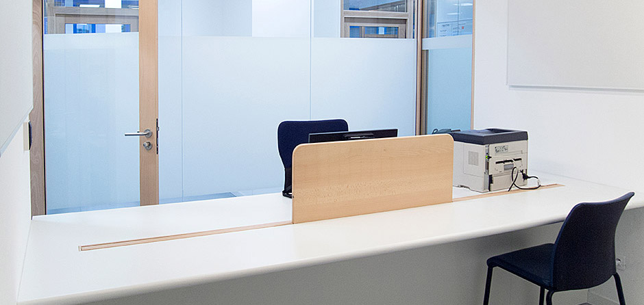 Design et space planning des bureaux de la CAF de Cannes