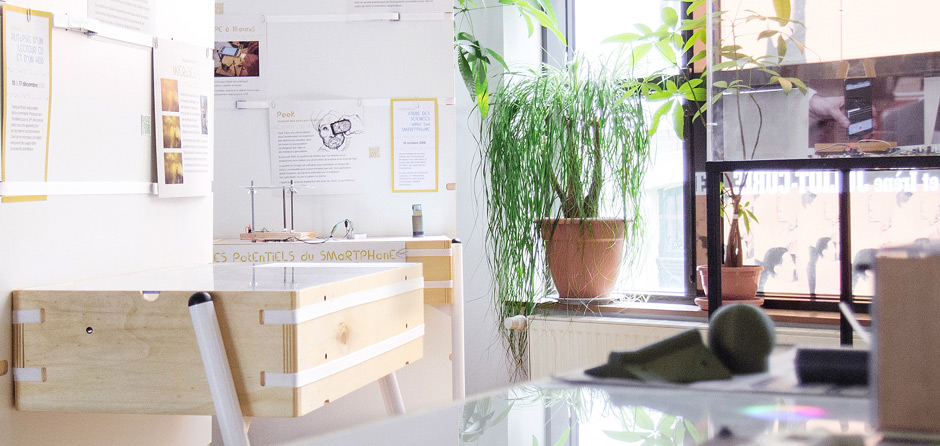 Science Frugale — mobilier d'exposition sans vis ni colle
